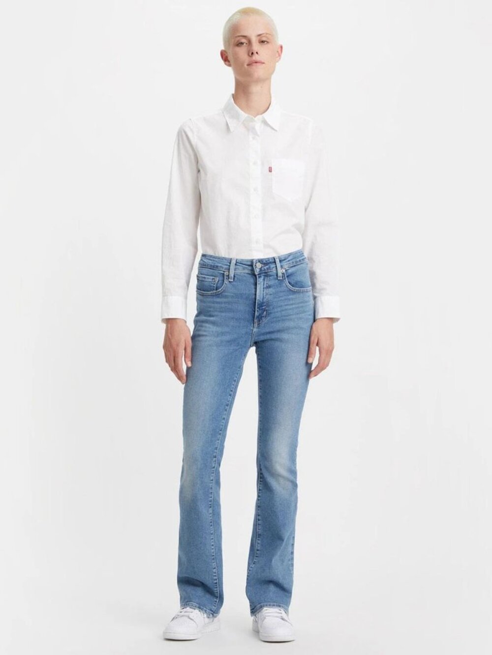 LEVI'S 725 Blue Mountains Medium High Rise Bootcut Jeans, Size 27